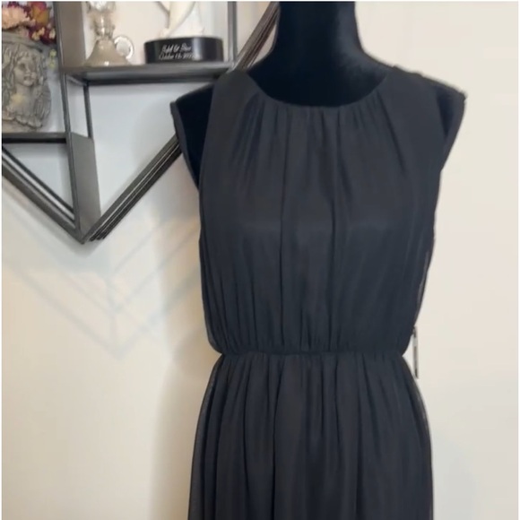 Black Hi-Lo CHARMING CHARLIE Sheer Dress, size M - Picture 2 of 11